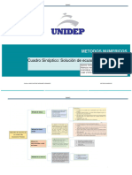 Cuadro Sinóptico Solución de Ecuaciones Algebraicas