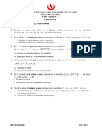 Taller 1 de Cálculo 2 para Ingenieros - Ce85-2023-01