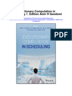Download Evolutionary Computation In Scheduling 1 Edition Amir H Gandomi full chapter