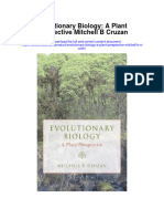 Evolutionary Biology A Plant Perspective Mitchell B Cruzan Full Chapter