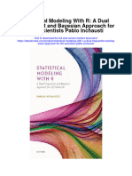 Statistical Modeling With R A Dual Frequentist and Bayesian Approach For Life Scientists Pablo Inchausti All Chapter