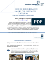 Proceso de reivindicación y desalojo I Sesión 6 Diplomado