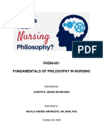 Final Requirement Philosophy in Nursing