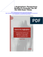 Islam in The Anglosphere Perspectives of Young Muslims in Australia The Uk and The Usa Ihsan Yilmaz Full Chapter
