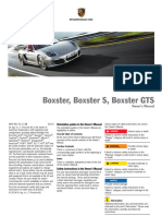 Boxster, Boxster S, Boxster GTS: Umschlag - U1+U4 - Aussen - FM Seite 1 Freitag, 28. März 2014 8:34 08