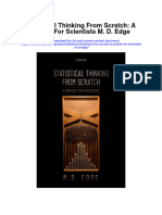 Statistical Thinking From Scratch A Primer For Scientists M D Edge All Chapter