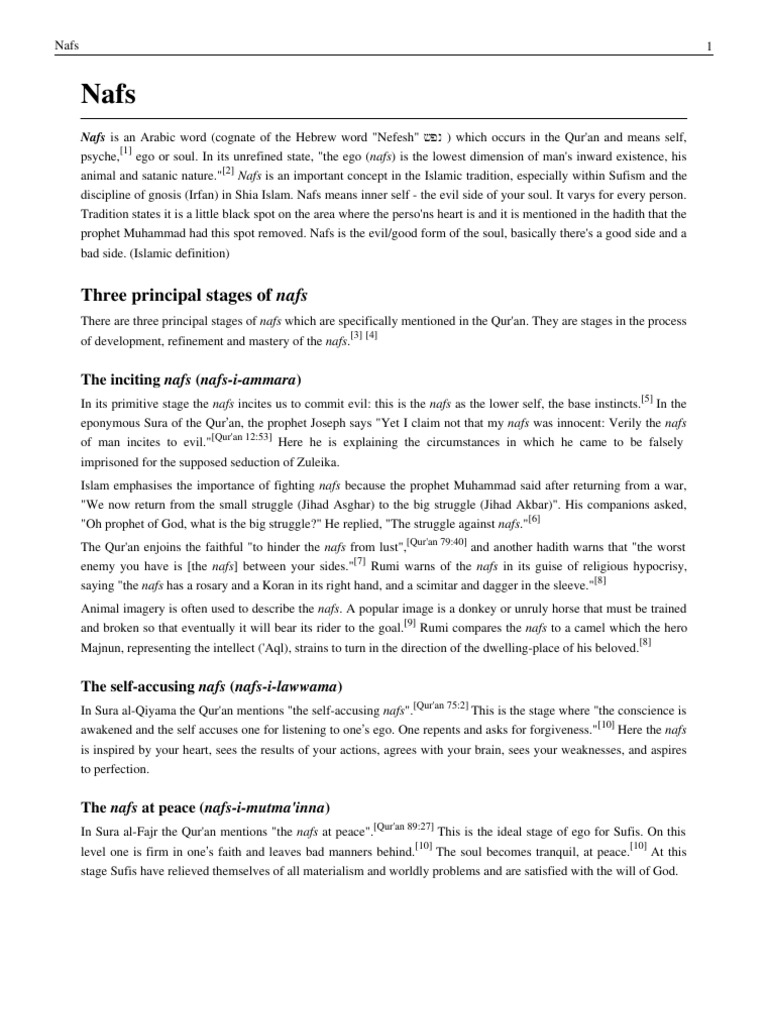 Nafs | PDF