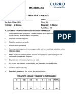 GR 11 Maths Investigation Term 2