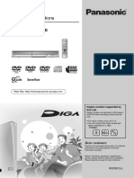 Panasonic DMR-ES20DVD Recorder User Guide and Troubleshooting