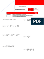 Ficha Leyes de Exponentes 5to