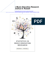 Statistics in Music Education Research Joshua A Russell All Chapter
