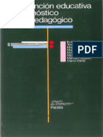 Bassedas, Eulalia. (1998) Intervención Educativa y Diagnóstico Psicopedagógico. Paidos. Cap. 2 y 3..