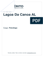 Apostila Psic Logo Prefeitura Lagoa Da Canoa AL 2024