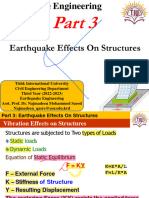 Earthquake Engineering Part 3 Earthquake Effects On Structures