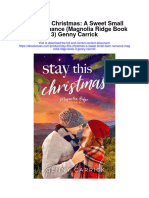Stay This Christmas A Sweet Small Town Romance Magnolia Ridge Book 3 Genny Carrick All Chapter