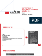 Sesion N°6 - Informes de Obra