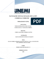 Ensayo Primer Inciso Articulo 1 Constitucion de La Republica Del Ecuador