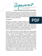 ALGUNOS DESAFÍOS PARA LA GESTIÓN DE LAS ESCUELAS MULTIGRADO de La 31 A La 40