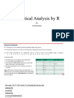 Statistical Analysis by R