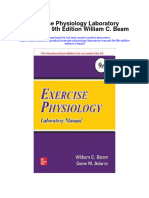 Exercise Physiology Laboratory Manual 9E 9Th Edition William C Beam Full Chapter