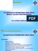 1 Reumatska Oboljenja-Klasifikacija Mesto I Uloga Fizioterapeuta