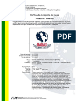 HARAS EDUARDO COSTA CERTIFICADO DE MARCAS E REGISTROS - INPI