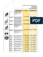 Resin King Price List