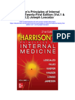 Harrisons Principles of Internal Medicine Twenty First Edition Vol 1 Vol 2 Joseph Loscalzo Full Chapter
