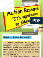 Action Research - Its' Significance To EducationThe Importance of Action Research in Education - 20240406 - 134624
