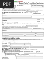 Trade Plates: Eligibility and Regulations | PDF | Vehicles | Vehicle ...