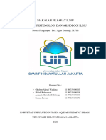 Makalah Epistemologi Dan Aksiologi Filsafat Ilmu