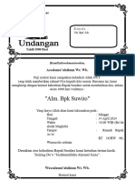 Undangan Tahlil 40 Hari - Contohtext