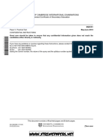 University of Cambridge International Examinations International General Certificate of Secondary Education