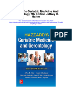 Hazzards Geriatric Medicine and Gerontology 7Th Edition Jeffrey B Halter Full Chapter