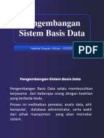 Pert 15-Pengembangan Sistem Basis Data