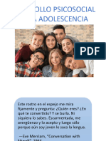 Desarrollo Psicosocial en La Adolescencia