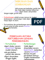 Pertumbuhan Dan Perkembangan