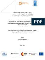 Impactos en Desarrollo Sostenible y Cambio Tranformacional Pilotajes PNUD