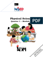Physical Science Q1 Module 1
