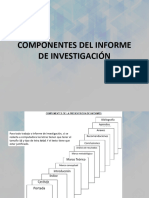 Componentes Del Informe de Investigación