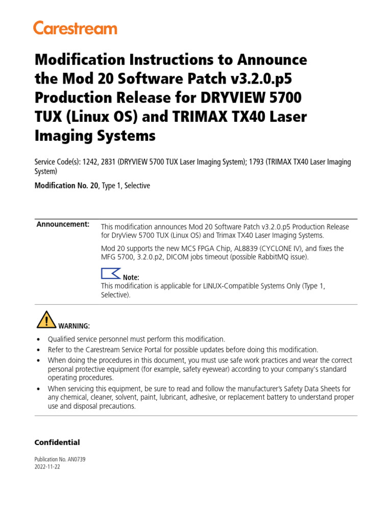 Mod 20 Software Patch v3.2.0.p5 Release | PDF | Booting | Ip Address