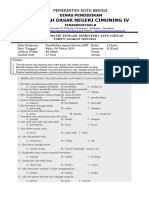 Soal PTS Kristen Kelas 1