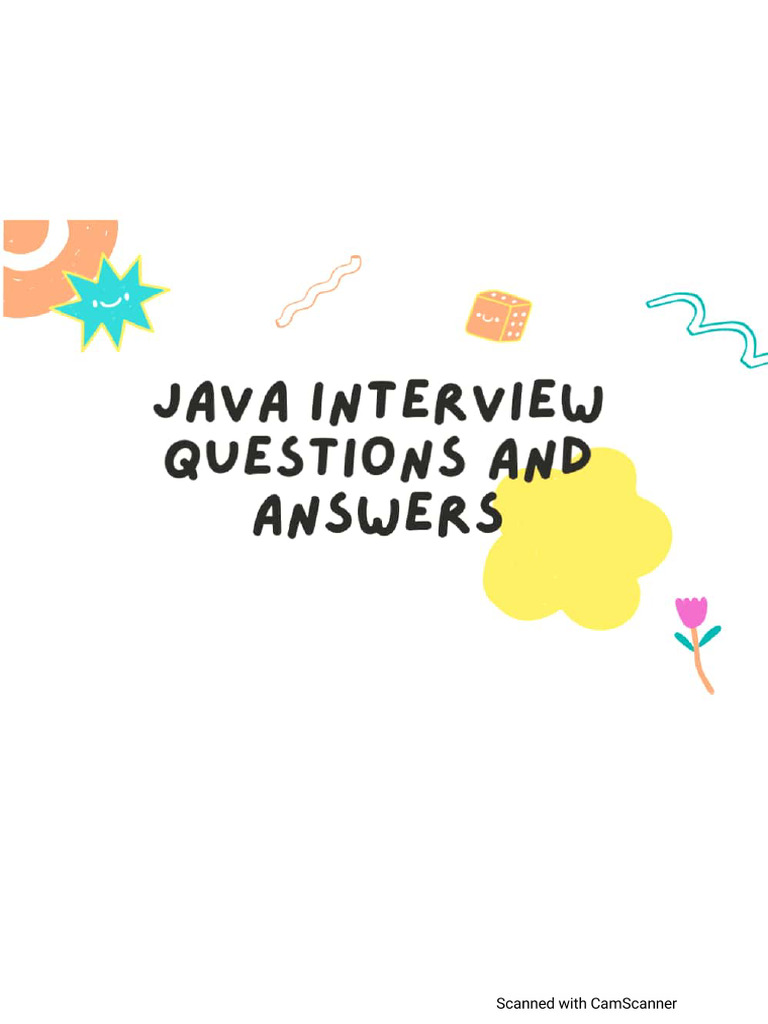 Java Interview Questions and Answers | PDF