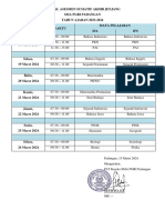 Jadwal - Asesmen Sumatif Akhir Jenjang 2023-2024