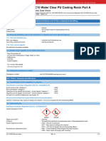 EC SDS Water Clear Polyurethane Casting Resin