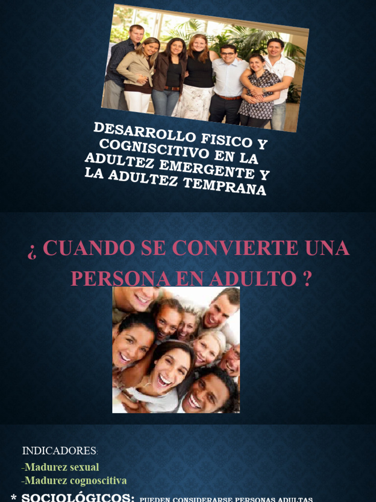 Adultez Emergente y Temprana | PDF | Adultos | Obesidad