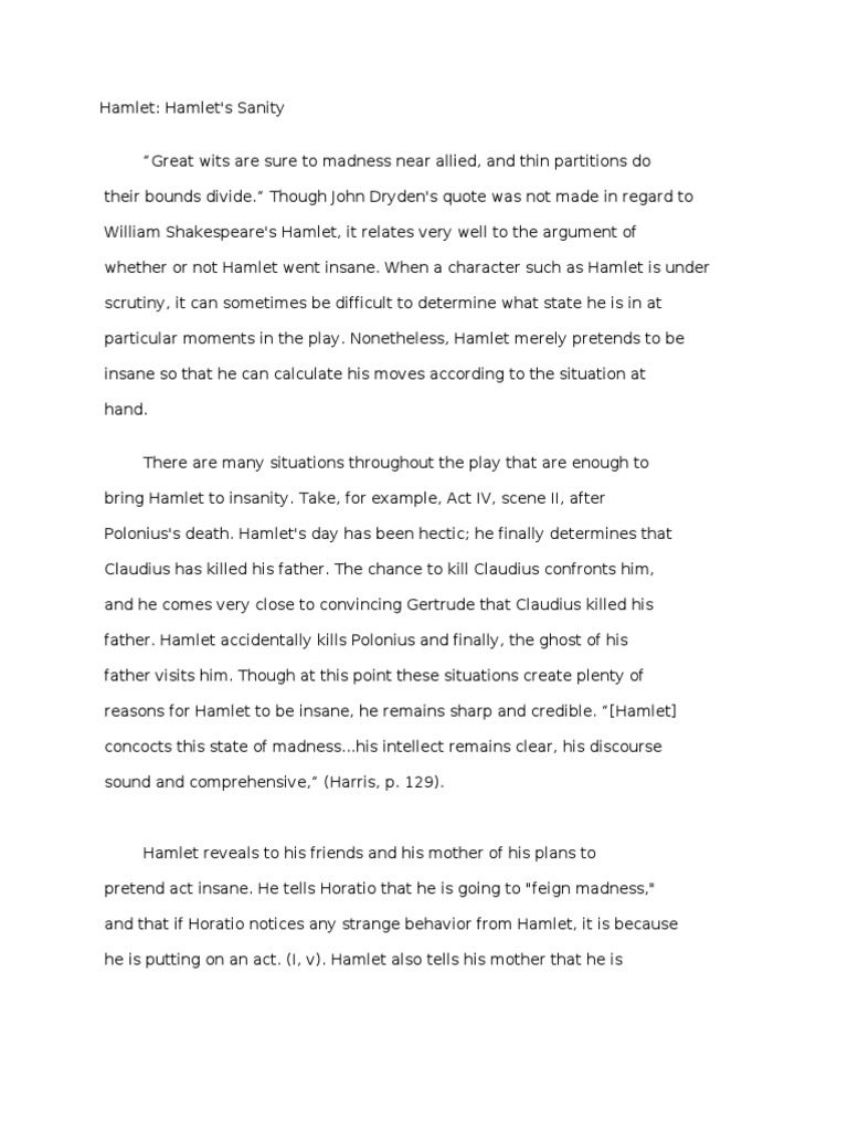 Hamlet essay introduction picture