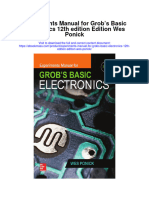 Experiments Manual For Grobs Basic Electronics 12Th Edition Edition Wes Ponick Full Chapter