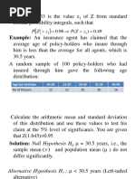 Unit-5 Z Test and T Test