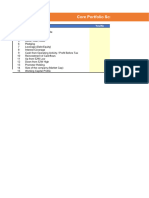 Core Portfolio Screening - Checklist